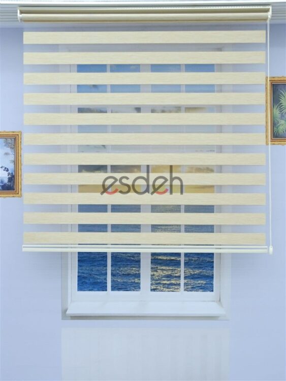 Bambu Zebra Perde - Krem