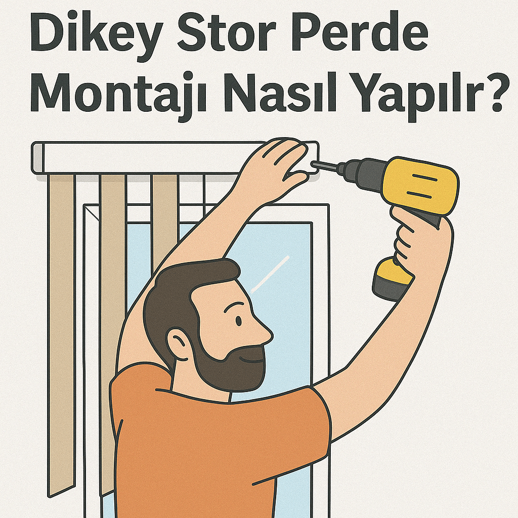 Dikey Stor Perde Montajı Nasıl Yapılır