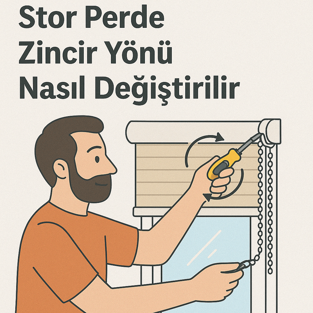 Stor Perde Zincir Yönü Nasıl Değiştirilir