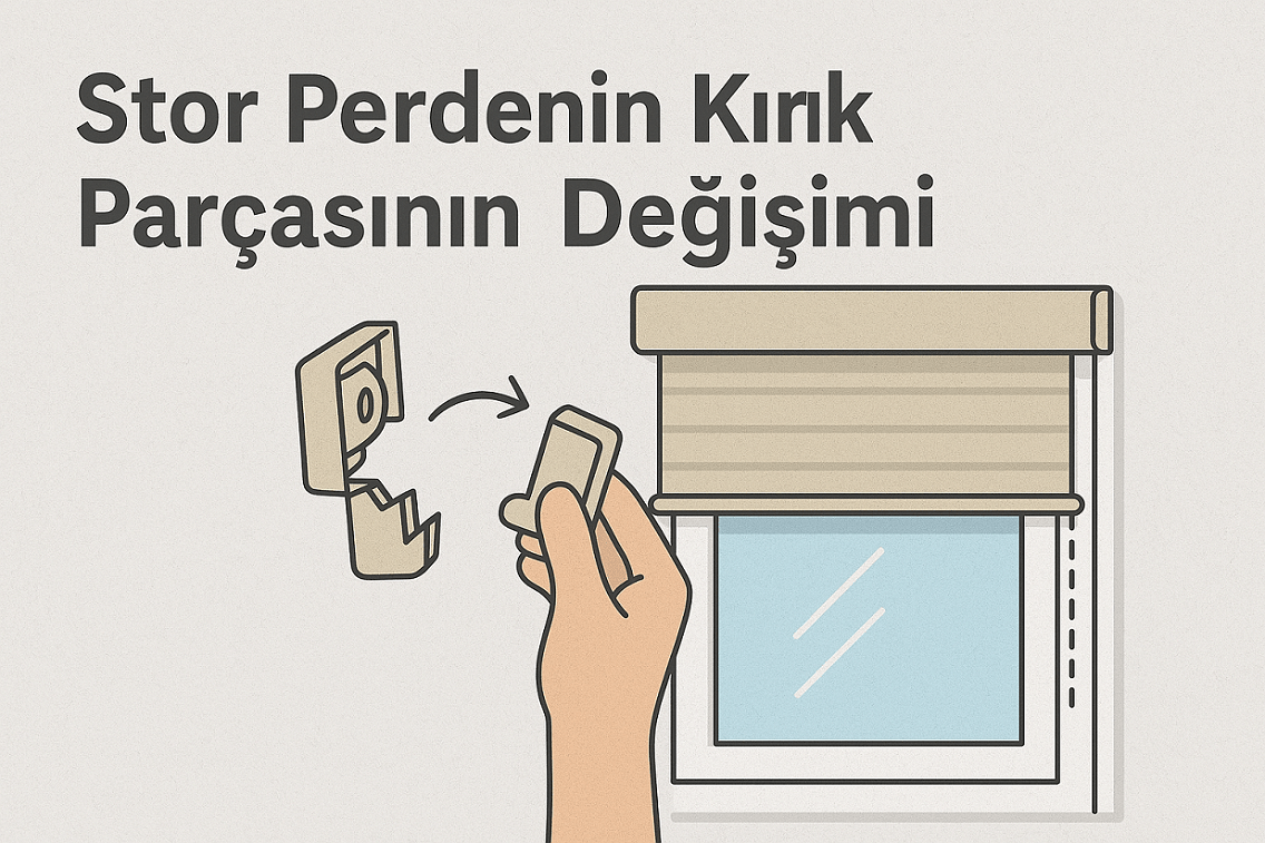 Stor Perdenin Kırık Parçası Nasıl Değiştirilir