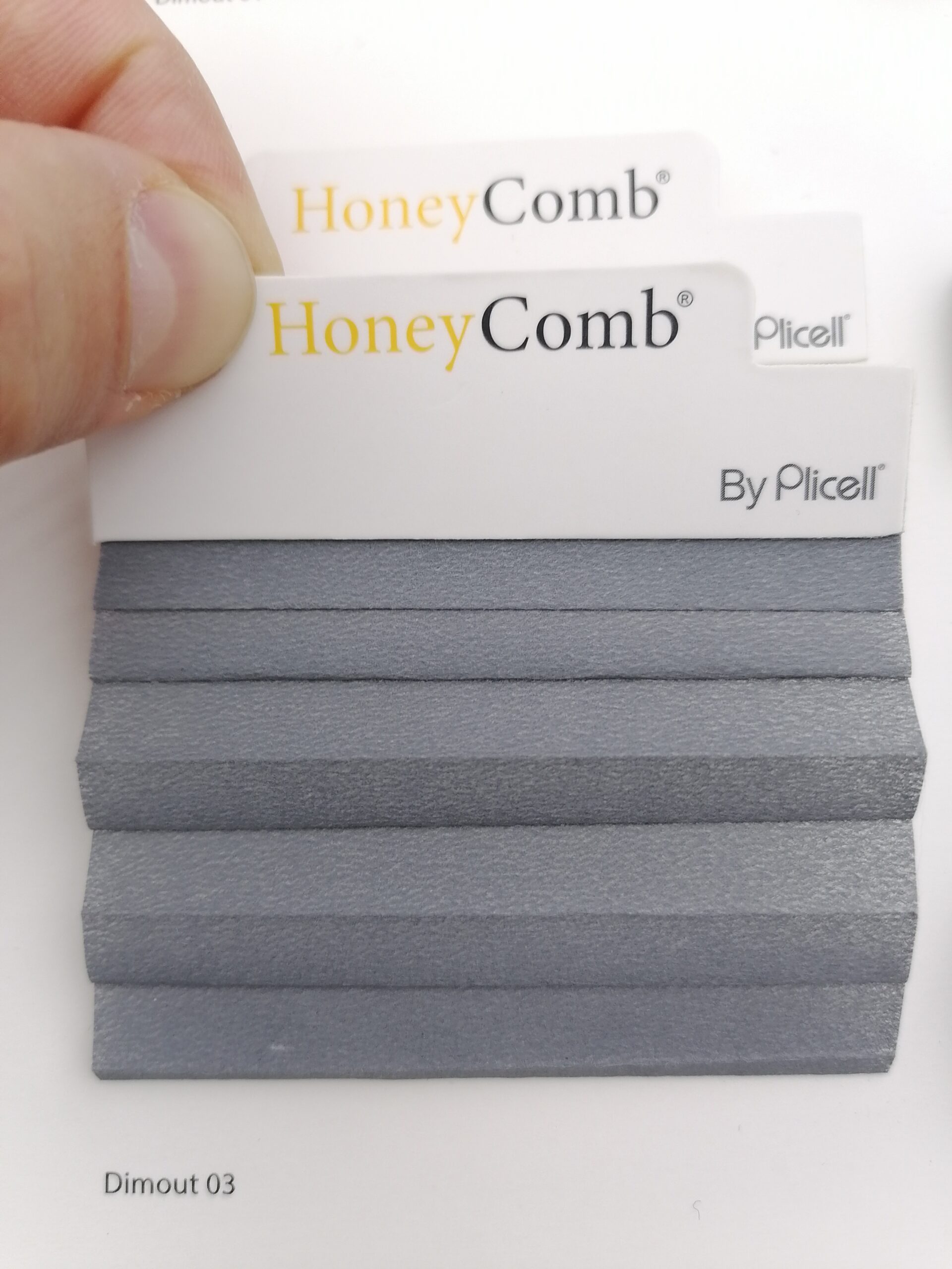 Gri Honeycomb Plicell Cam Balkon Perdesi