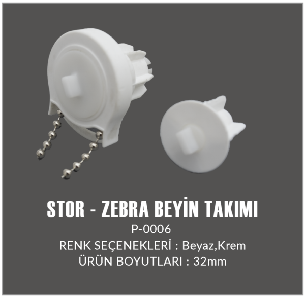 Mekanizma 32 mm - Stor Zebra Çiftli Sistem Perdeler İçin